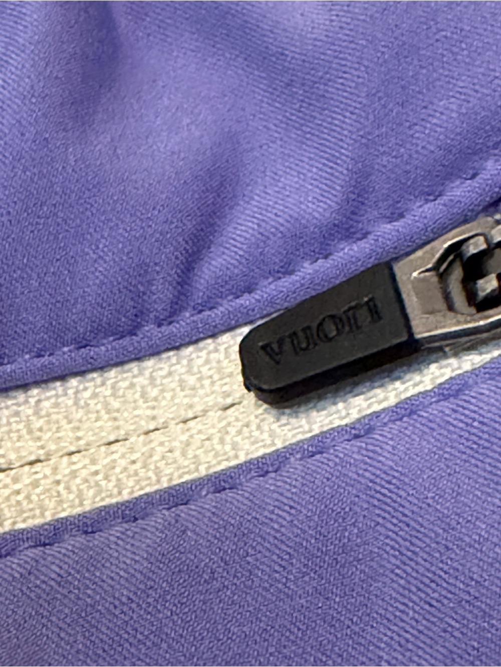 Vuori Lavender Athletic Shorts with White Trim - Picture 2 of 6